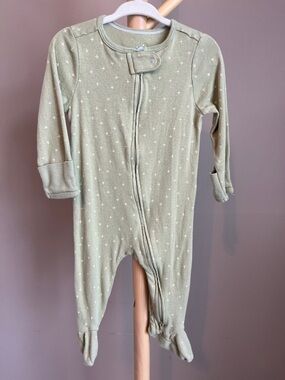 ⭐️⭐️PICK 5 / $20 Cloud Island Soft Sage Footed Baby Zipper Sleeper 6-9M